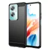 Techsuit - Carbon szilikon tok - Oppo A79 5G / OnePlus Nord N30 SE - Fekete