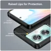 Techsuit - Carbon szilikon tok - Oppo A79 5G / OnePlus Nord N30 SE - Fekete