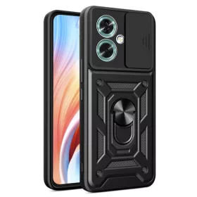   Techsuit - CamShield ütésálló tok - Oppo A79 5G / OnePlus Nord N30 SE - Fekete