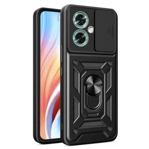 Techsuit - CamShield ütésálló tok - Oppo A79 5G / OnePlus Nord N30 SE - Fekete