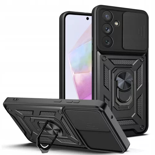 Techsuit - CamShield ütésálló tok - Samsung Galaxy A35 5G - Fekete