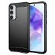 Techsuit - Carbon szilikon tok - Samsung Galaxy A55 5G - Fekete