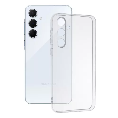 Techsuit - Clear Silicone - Samsung Galaxy A55 5G - Átlátszó tok