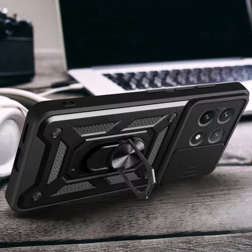 Techsuit - CamShield ütésálló tok - Xiaomi Poco X6 Pro - Fekete