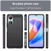 Techsuit - Carbon szilikon tok - Honor X7b / X7b 5G / 90 SMART - Fekete