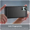 Techsuit - Carbon szilikon tok - Honor X7b / X7b 5G / 90 SMART - Fekete
