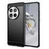 Techsuit - Carbon szilikon tok - OnePlus 12 - Fekete