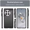 Techsuit - Carbon szilikon tok - OnePlus 12 - Fekete