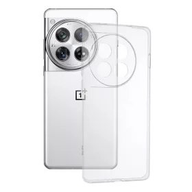 Techsuit - Clear Silicone - OnePlus 12 - Átlátszó tok