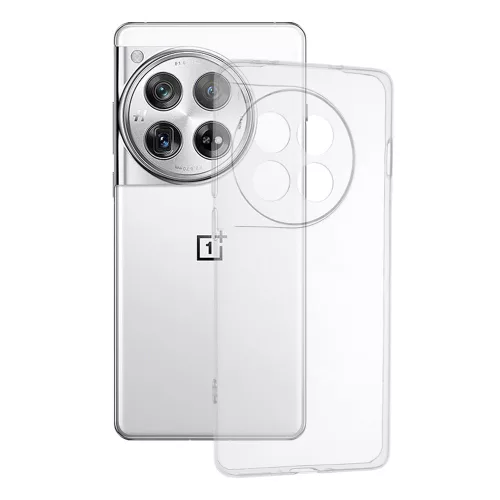 Techsuit - Clear Silicone - OnePlus 12 - Átlátszó tok
