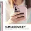Techsuit - Shockproof Átlátszó Ütésálló Szilikon tok - Samsung Galaxy S21 5G - Átlátszó