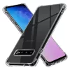 Techsuit - Shockproof Átlátszó Ütésálló Szilikon tok - Samsung Galaxy S10 - Átlátszó