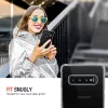 Techsuit - Shockproof Átlátszó Ütésálló Szilikon tok - Samsung Galaxy S10 - Átlátszó