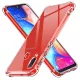 Techsuit - Shockproof Átlátszó Ütésálló Szilikon tok - Samsung Galaxy A20e - Átlátszó