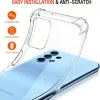 Techsuit - Shockproof Átlátszó Ütésálló Szilikon tok - Samsung Galaxy A32 4G - Átlátszó