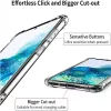 Techsuit - Shockproof Átlátszó Ütésálló Szilikon tok - Samsung Galaxy S20 Plus 4G / S20 Plus 5G - Átlátszó