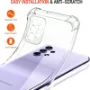 Techsuit - Shockproof Átlátszó Ütésálló Szilikon tok - Samsung Galaxy A52 4G / A52 5G / A52s 5G - Átlátszó