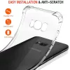 Techsuit - Shockproof Átlátszó Ütésálló Szilikon tok - Samsung Galaxy S8 Plus - Átlátszó