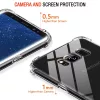 Techsuit - Shockproof Átlátszó Ütésálló Szilikon tok - Samsung Galaxy S8 Plus - Átlátszó