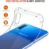 Techsuit - Shockproof Átlátszó Ütésálló Szilikon tok - Samsung Galaxy A7 2018 - Átlátszó