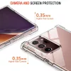 Techsuit - Shockproof Átlátszó Ütésálló Szilikon tok - Samsung Galaxy Note 20 Ultra 4G / Note 20 Ultra 5G - Átlátszó