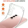 Techsuit - Shockproof Átlátszó Ütésálló Szilikon tok - Samsung Galaxy S22 5G - Átlátszó