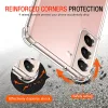 Techsuit - Shockproof Átlátszó Ütésálló Szilikon tok - Samsung Galaxy S22 5G - Átlátszó