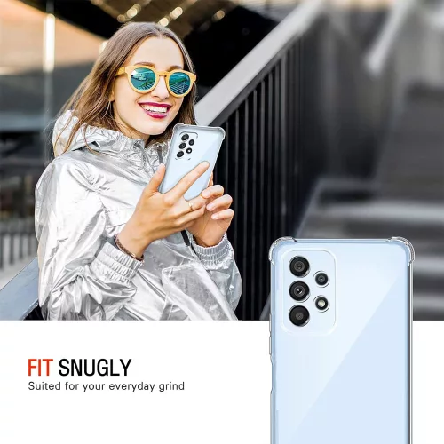 Techsuit - Shockproof Átlátszó Ütésálló Szilikon tok - Samsung Galaxy A53 5G - Átlátszó