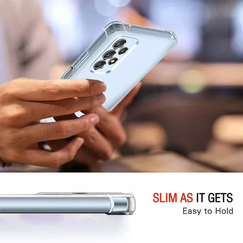 Techsuit - Shockproof Átlátszó Ütésálló Szilikon tok - Samsung Galaxy A53 5G - Átlátszó