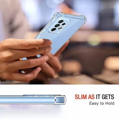 Techsuit - Shockproof Átlátszó Ütésálló Szilikon tok - Samsung Galaxy A33 5G - Átlátszó