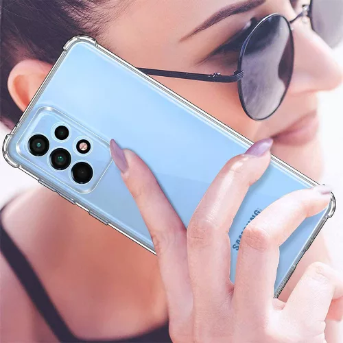 Techsuit - Shockproof Átlátszó Ütésálló Szilikon tok - Samsung Galaxy A33 5G - Átlátszó