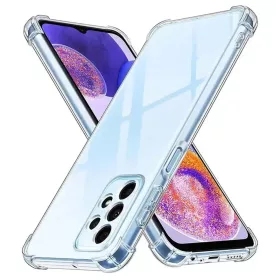  Techsuit - Shockproof Átlátszó Ütésálló Szilikon tok - Samsung Galaxy A23 4G / A23 5G - Átlátszó