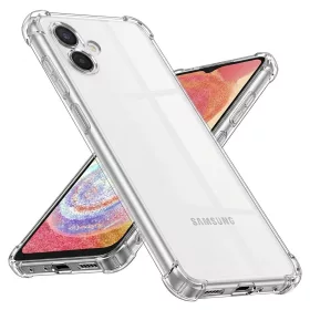   Techsuit - Shockproof Átlátszó Ütésálló Szilikon tok - Samsung Galaxy A04e / M04 - Átlátszó