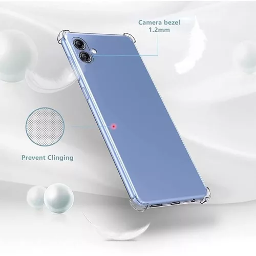 Techsuit - Shockproof Átlátszó Ütésálló Szilikon tok - Samsung Galaxy A04e / M04 - Átlátszó