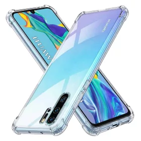   Techsuit - Shockproof Átlátszó Ütésálló Szilikon tok - Huawei P30 Pro / P30 Pro New Edition - Átlátszó