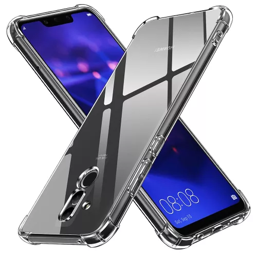 Techsuit - Shockproof Átlátszó Ütésálló Szilikon tok - Huawei Mate 20 Lite - Átlátszó