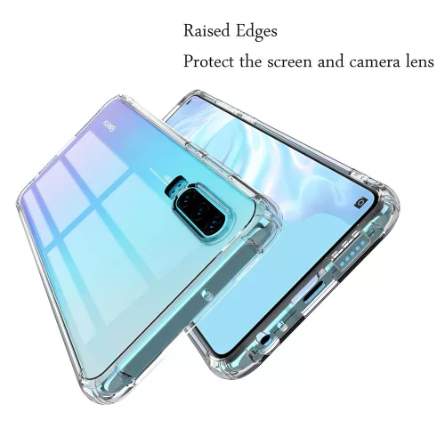 Techsuit - Shockproof Átlátszó Ütésálló Szilikon tok - Huawei P30 - Átlátszó
