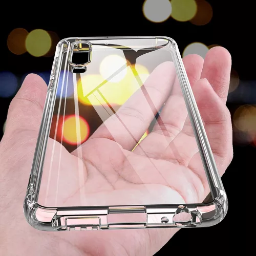 Techsuit - Shockproof Átlátszó Ütésálló Szilikon tok - Huawei P30 - Átlátszó