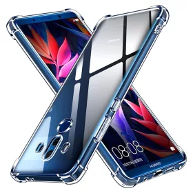   Techsuit - Shockproof Átlátszó Ütésálló Szilikon tok - Huawei Mate 10 Pro - Átlátszó