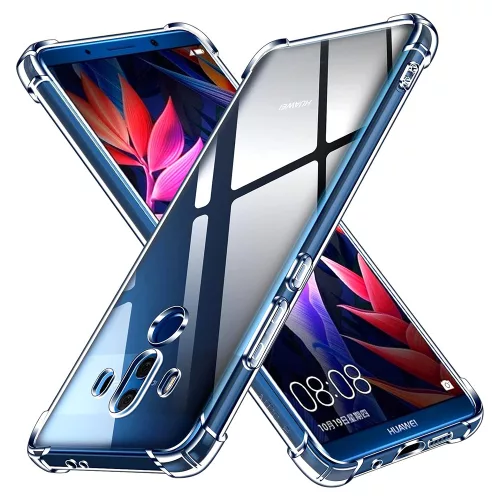 Techsuit - Shockproof Átlátszó Ütésálló Szilikon tok - Huawei Mate 10 Pro - Átlátszó