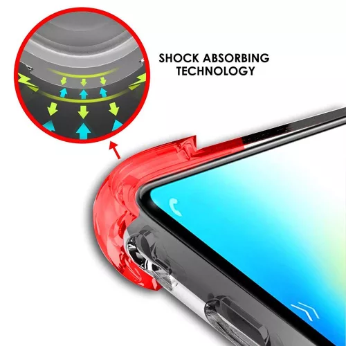 Techsuit - Shockproof Átlátszó Ütésálló Szilikon tok - Xiaomi Redmi 9C / Redmi 9C NFC - Átlátszó