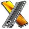 Techsuit - Shockproof Átlátszó Ütésálló Szilikon tok - Xiaomi Poco X3 / Poco X3 NFC / Poco X3 Pro - Átlátszó
