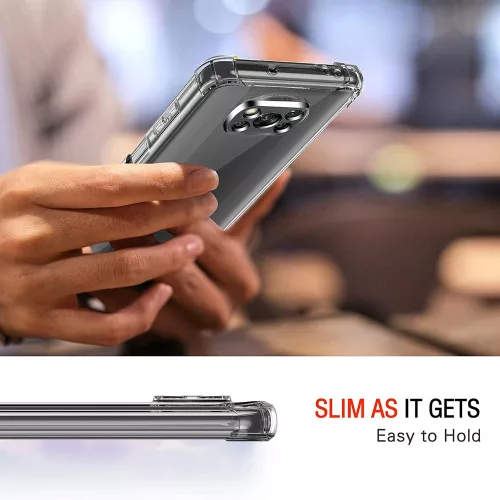 Techsuit - Shockproof Átlátszó Ütésálló Szilikon tok - Xiaomi Poco X3 / Poco X3 NFC / Poco X3 Pro - Átlátszó