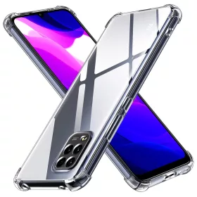   Techsuit - Shockproof Átlátszó Ütésálló Szilikon tok - Xiaomi Mi 10 Lite - Átlátszó
