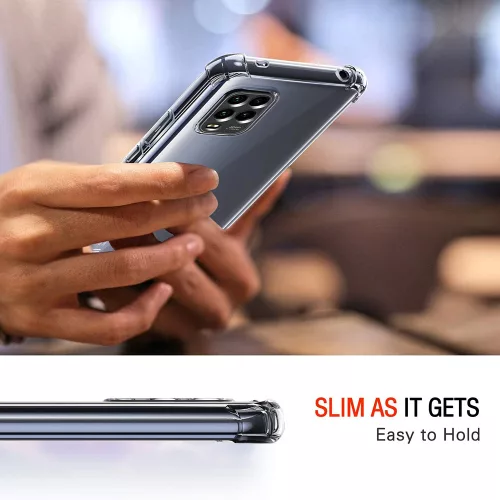 Techsuit - Shockproof Átlátszó Ütésálló Szilikon tok - Xiaomi Mi 10 Lite - Átlátszó