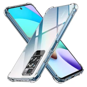   Techsuit - Shockproof Átlátszó Ütésálló Szilikon tok - Xiaomi Redmi 10 / Redmi 10 2022 - Átlátszó