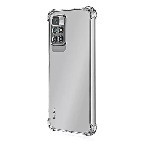 Techsuit - Shockproof Átlátszó Ütésálló Szilikon tok - Xiaomi Redmi 10 / Redmi 10 2022 - Átlátszó