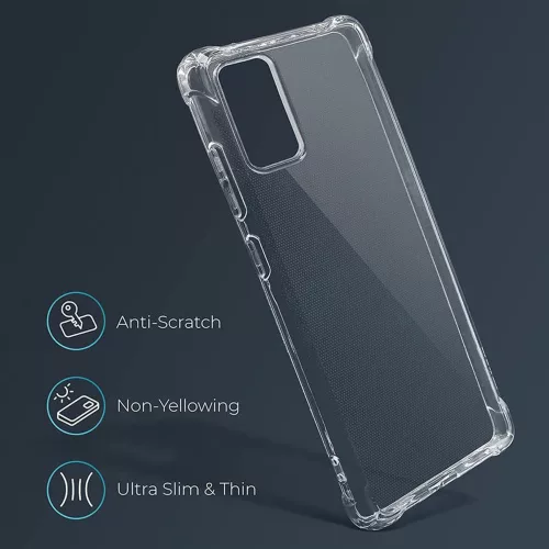Techsuit - Shockproof Átlátszó Ütésálló Szilikon tok - Xiaomi Redmi 10 / Redmi 10 2022 - Átlátszó