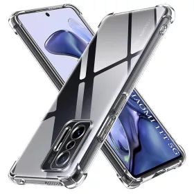   Techsuit - Shockproof Átlátszó Ütésálló Szilikon tok - Xiaomi 11T / 11T Pro - Átlátszó