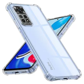   Techsuit - Shockproof Átlátszó Ütésálló Szilikon tok - Xiaomi Redmi Note 11 / Note 11S - Átlátszó